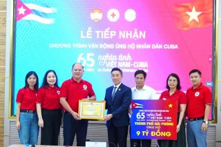 Hải Phòng trao 9 tỷ đồng ủng hộ nhân dân Cuba (đợt 1)