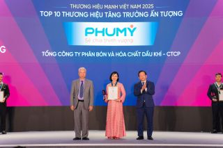 PVFCCo - Phú Mỹ: Top 50 Thương hiệu mạnh và Top 50 Công ty kinh doanh hiệu quả nhất năm 2025