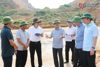 Chủ tịch UBND tỉnh Quảng Ninh kiểm tra, chỉ đạo tháo gỡ khó khăn Dự án cải tạo, nâng cấp quốc lộ 279
