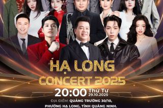 Concert Hạ Long 2025 “Hào khí Di sản - Bừng sáng tương lai”