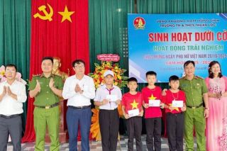 Cục V05 Bộ Công an tuyên dương hành động đẹp của nhóm học sinh Hà Tĩnh