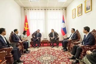 Vinachem làm việc với Bộ trưởng Bộ Công Thương Lào: Quyết tâm đẩy nhanh tiến độ Dự án Muối mỏ Kali