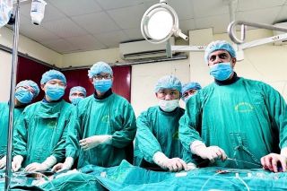 Bệnh viện Đa khoa tỉnh Thanh Hóa thực hiện thành công kỹ thuật thay van động mạch chủ qua da
