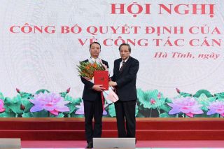 Ông Phan Thiên Định giữ chức Phó Bí thư Tỉnh ủy Hà Tĩnh