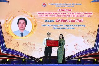 TP. HCM tôn vinh nhà giáo tiêu biểu qua 50 năm đổi mới giáo dục