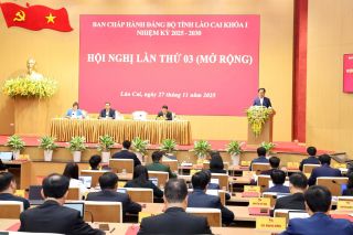 Khai mạc Hội nghị Ban Chấp hành Đảng bộ tỉnh Lào Cai lần thứ 3 (mở rộng), nhiệm kỳ 2025 – 2030