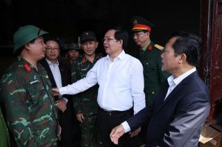 Phó Thủ tướng Hồ Quốc Dũng kiểm tra tình hình triển khai 'Chiến dịch Quang Trung' tại thành phố Huế