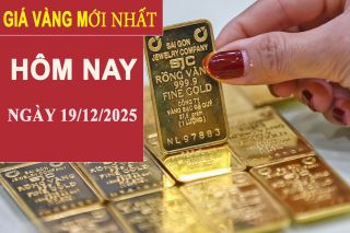 Giá vàng hôm nay 19/12: Trong nước tăng nhẹ, SJC cao hơn thế giới hơn 15 triệu đồng/lượng