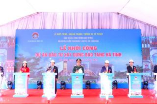 Hà Tĩnh khởi công, khởi động 6 dự án chào mừng Đại hội XIV của Đảng