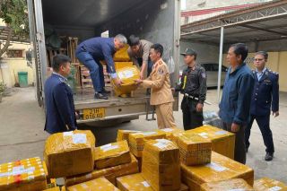 Lực lượng CSGT Công an tỉnh Lào Cai phát huy vai trò nòng cốt trong công tác chống buôn lậu, gian lận thương mại