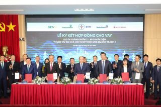 Ký kết hợp đồng cho vay Dự án thành phần 1 - Nhà máy điện thuộc Dự án NMNĐ LNG Quảng Trạch II