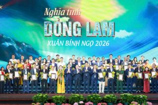 Hơn 172 tỷ đồng chung tay sẻ chia tại chương trình “Nghĩa tình Dòng Lam - Xuân Bính Ngọ 2026”