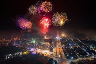 Lào Cai tổ chức bắn pháo hoa tại 9 điểm mừng Tết Bính Ngọ 2026