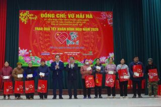 Lan tỏa yêu thương qua chương trình “Tết yêu thương – Xuân ấm áp” tại xã Hải Anh