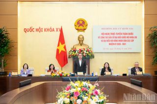Hội nghị trực tuyến toàn quốc triển khai công tác bầu cử đại biểu Quốc hội và HĐND các cấp