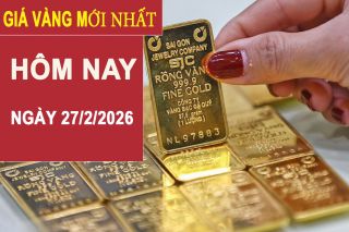 Giá vàng hôm nay 27/2: Đồng loạt giảm sau ngày vía Thần tài