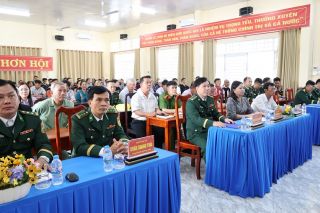 Phát huy sức dân bảo vệ chủ quyền, an ninh biên giới xã Nhơn Hội