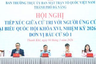 Thường trực Ban Bí thư Trần Cẩm Tú tiếp xúc cử tri tại thành phố Đà Nẵng