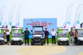 GIO MOBI ra mắt 3 mẫu xe điện nội khu hướng tới sân golf và khu du lịch