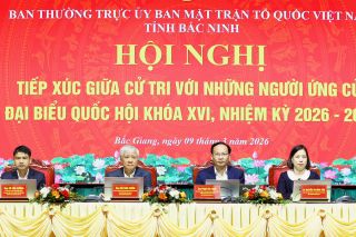 Bắc Ninh: Ứng cử viên đại biểu Quốc hội tiếp xúc cử tri đơn vị bầu cử số 3