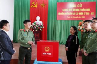 Công an tỉnh Thái Nguyên: Điều động gần 1.000 cán bộ, chiến sĩ phục vụ công tác bầu cử