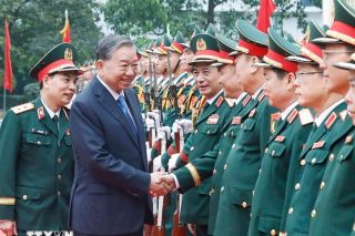 Tổng Bí thư Tô Lâm: Học viện Kỹ thuật quân sự phát huy mạnh mẽ tinh thần “Đoàn kết, bản lĩnh; đổi mới, sáng tạo; trí tuệ, phát triển”