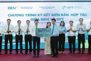BIDV và QPT hợp tác trồng 240.000 cây xanh tại Đồng bằng sông Cửu Long