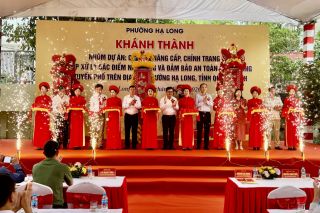 Quảng Ninh: Khánh thành nhóm dự án chỉnh trang đô thị, xử lý ngập úng trên địa bàn phường Hạ Long