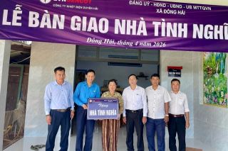 Nhiệt điện Duyên Hải: Tiếp tục gửi trao mái ấm nghĩa tình đến người dân