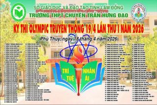 Lâm Đồng: Hơn 3.100 học sinh tham gia Kỳ thi Olympic 19/4 lần thứ I