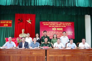 Đoàn KTQP Lâm Đồng và các xã phía Bắc tỉnh tăng cường phối hợp phát triển kinh tế gắn với giữ vững quốc phòng, an ninh