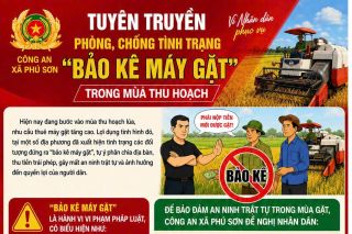 Ninh Bình: Tuyên truyền, ngăn chặn tình trạng “bảo kê máy gặt” mùa thu hoạch