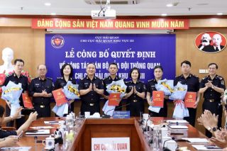 Hải quan khu vực III: Kiện toàn nhân sự Đội Thông quan phục vụ thông quan tập trung