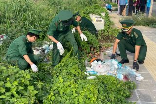 Tuổi trẻ Biên phòng cửa khẩu cảng Bà Rịa – Vũng Tàu chung tay hành động vì môi trường xanh – sạch – đẹp