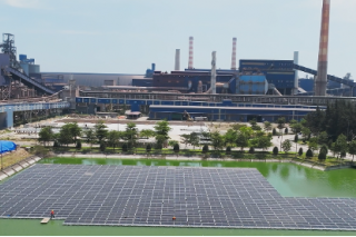 Thép Hòa Phát Dung Quất lắp đặt hệ thống điện mặt trời công suất hơn 2.500 KWp