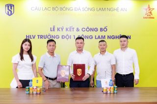 Sông Lam Nghệ An gia hạn hợp đồng với HLV Văn Sỹ Sơn