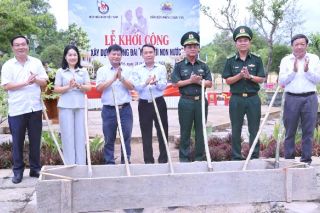 Quảng Trị: Khởi công xây dựng Tượng đài “Nghe lời non nước” tại Đồn Biên phòng Triệu Vân