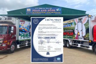 Công ty Phan Anh Dũng đạt chứng nhận ISO 22000:2018 về an toàn thực phẩm