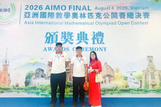 Bắc Ninh: 2 anh em ruột đoạt Huy chương Bạc tại Chung kết quốc tế Đấu trường Toán học châu Á 2026