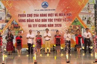 Đà Nẵng: Khai mạc Phiên chợ đưa hàng Việt về miền núi, vùng đồng bào dân tộc thiểu số