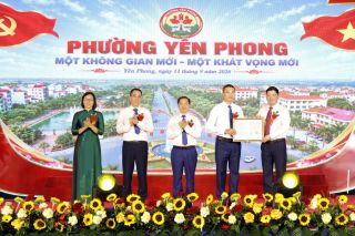 Bắc Ninh: Công bố thành lập phường Yên Phong