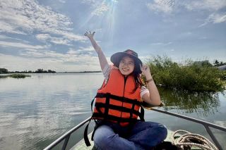 Mùa nước nổi trên dòng biên cương