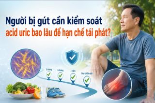 Người bị gút cần kiểm soát acid uric bao lâu để hạn chế tái phát?