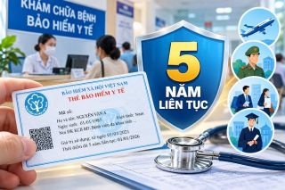 Những trường hợp được tính hưởng tham gia bảo hiểm y tế 5 năm liên tục