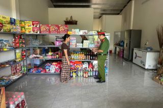 Phú Thọ: Công an xã Thái Hòa đẩy mạnh kiểm tra, phòng ngừa hàng giả và hàng lậu