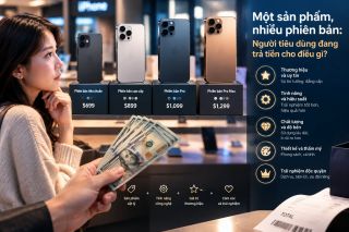 Một sản phẩm, nhiều phiên bản: Người tiêu dùng đang trả tiền cho điều gì?