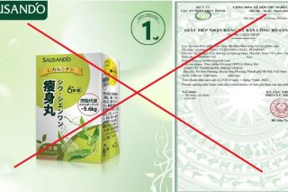 Cục An toàn thực phẩm thông tin về sản phẩm Sausando Slimming capsule giả mạo giấy công bố