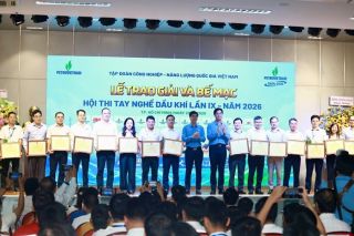 Trao 227 bộ giải thưởng Hội thi Tay nghề Dầu khí lần thứ IX năm 2026