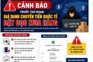 Công an Cần Thơ: Khuyến cáo thủ đoạn giả danh chuyển tiền quốc tế để lừa đảo người bán hàng