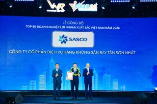SASCO ghi dấu kép trong bảng xếp hạng uy tín bán lẻ và lợi nhuận năm 2026